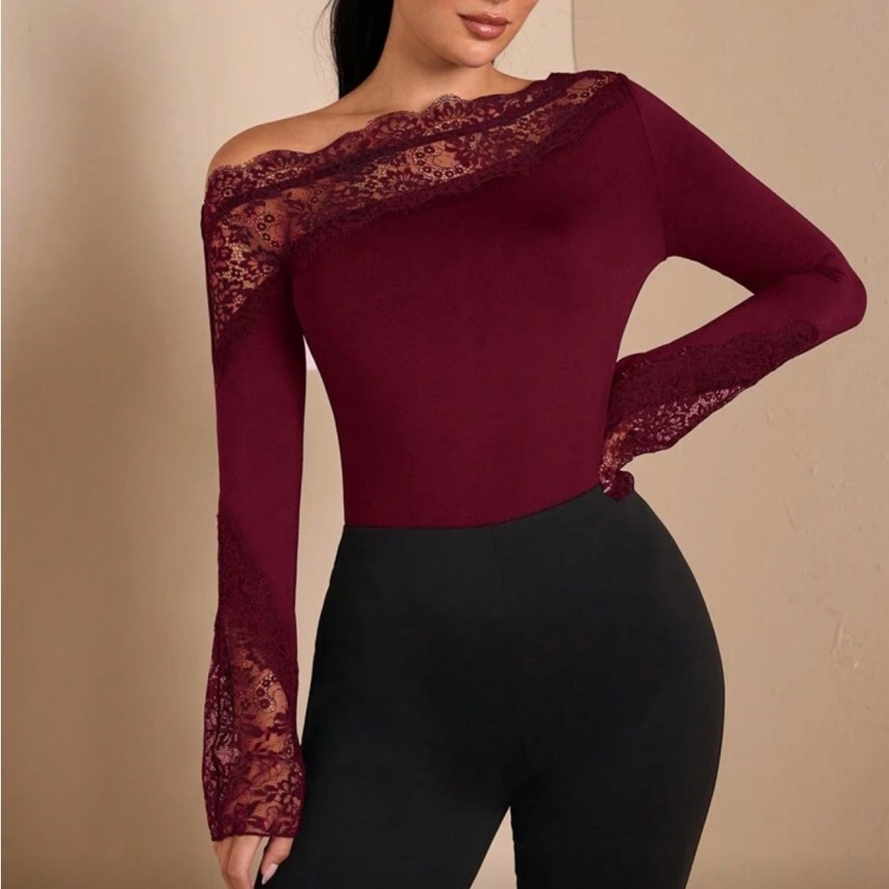 Burgundy bodysuit - Picture 5 of 5